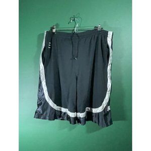 NBA- Men's Black Logo Athletic Basketball Shorts - Size XL